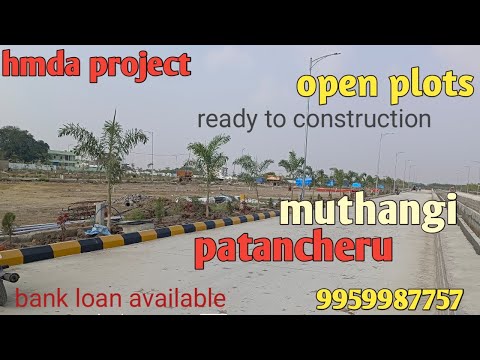 hmda open plots in gated community at patancheru muthangi| isnapur x road chitkul on Mumbai highway|