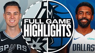 SPURS at MAVERICKS | FULL GAME HIGHLIGHTS | November 16, 2024