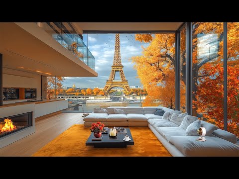 Cozy Autumn Morning Vibes for Working and Studying 🌤️ Relaxing Jazz Music and Soothing Piano Jazz