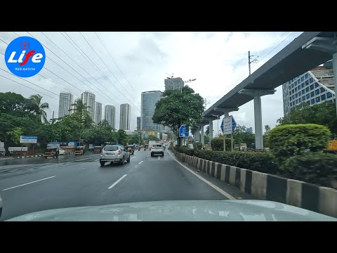 Mumbai 4K - Western Express Highway - Monsoon Drive