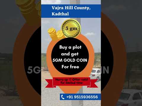 #myrealtyindia #realestate #vajrahillcounty #goldcoinoffer #realestateinvesting #trending #shorts