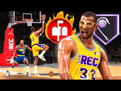 HOF HOOK SPECIALIST is OVERPOWERED in the RANDOM REC on NBA 2K24