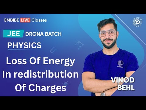 Loss Of Energy In redistribution Of Charges I JEE Mains & Advanced | JEE 2025 I Physics | Vinod Behl