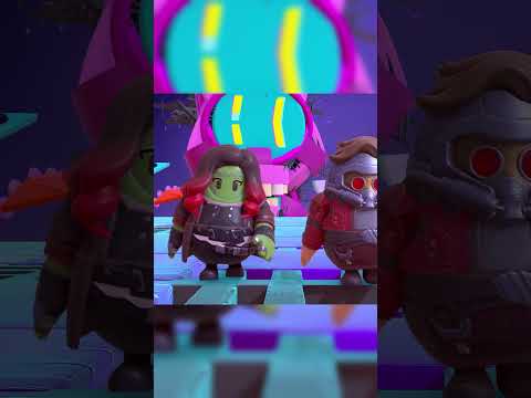 Fall Guys x Guardians of the Galaxy Crossover: Play as Star-Lord, Gamora, Rocket, & Groot! #shorts