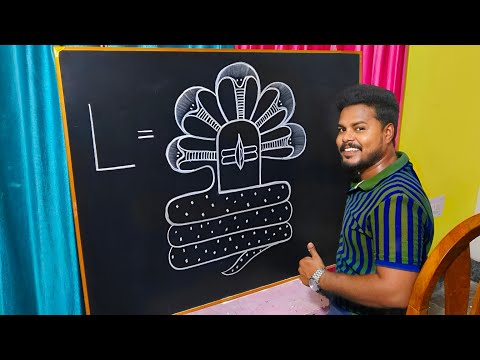 karthika masam special drawing || how to draw shiva lingam