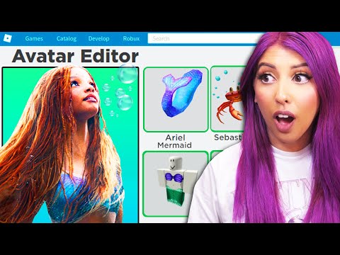 MAKING ARIEL THE LITTLE MERMAID AN ACCOUNT ON ROBLOX!