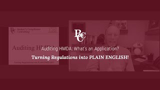 Auditing HMDA: What’s an Application?