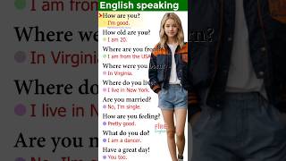 How to speak English fluently? Daily use English question answer practice #englishquestioansanswers