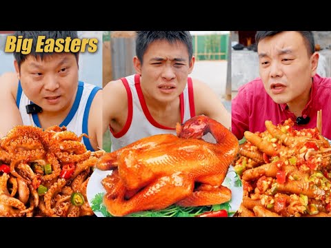 What a big roast chicken!| TikTok Video|Eating Spicy Food and Funny Pranks| Funny Mukbang