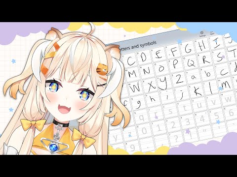 【HANDCAM】 Let's make Tonya font✨