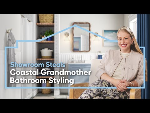 Coastal Grandmother Bathroom Styling | Showroom Steals Episode 4