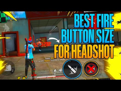 PERFECT FIRE BUTTON SIZE POSITION FOR AUTO HEADSHOT || FREE FIRE🔥