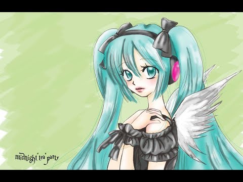 「初音ミク vocaloid」空色、空音。/midnight"tea"party 「original song」