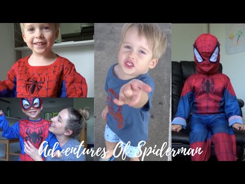 ADVENTURES OF SPIDERMAN (& finding a costume that fits!) | Alfie's Adventures