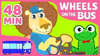 The Wheels on the Bus + More English Nursery Rhymes for Children & Kids Songs