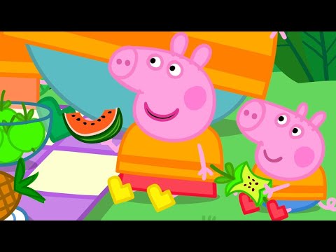 Peppa Pigs Water Ride Canoe Trip! 🐷 🛶 Playtime With Peppa | Cartoon for Kids