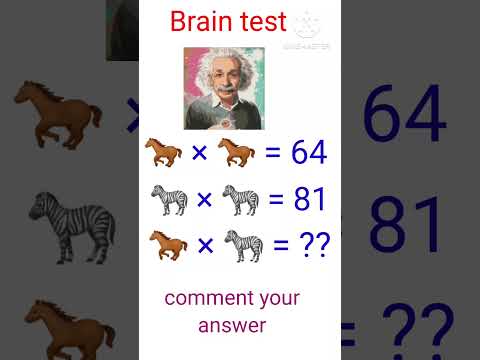 Brain test || #math #quizgame #quiz #mathematics #gkquestion