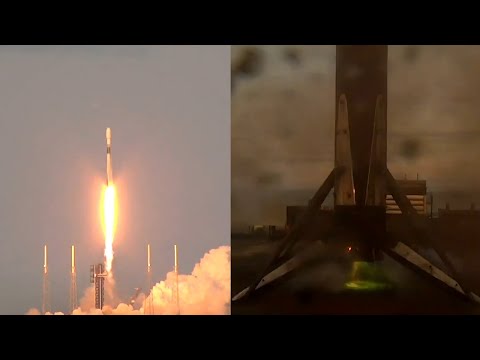 Falcon 9 launches Galileo L13 and Falcon 9 first stage landing