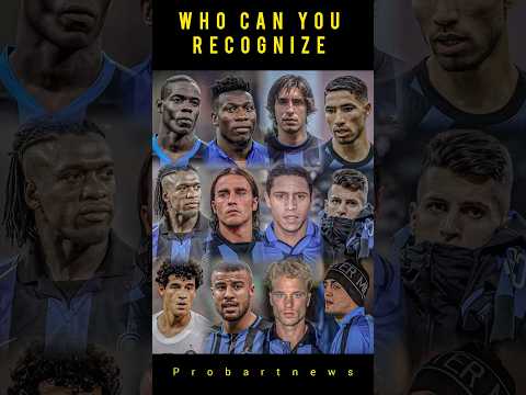 Famous Players who wore the famous Inter Milan jersey #intermilan #football