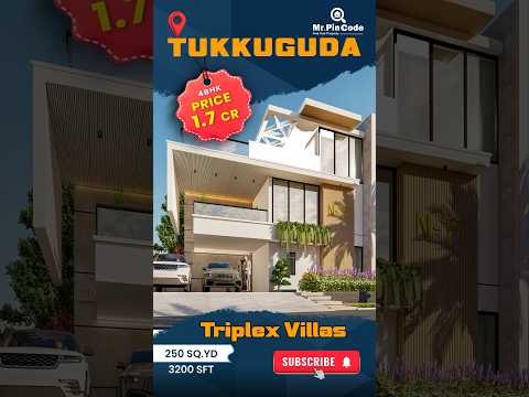 Villas for Sale in Tukkuguda | Villas in Hyderabad | Triplex Villas | Mr.PinCode #villasforsale