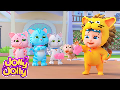 Three little kittens 2 + More - Cat Song | Jolly Jolly - Learn and Play - Nursery Rhymes