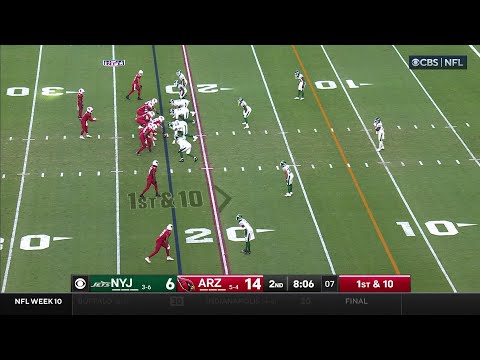 Kyler Murray's helmet goes flying off as Quincy Williams sacks him