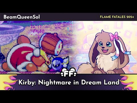 Kirby: Nightmare in Dream Land by BeamQueenSol in 35:29 - Flame Fatales 2024