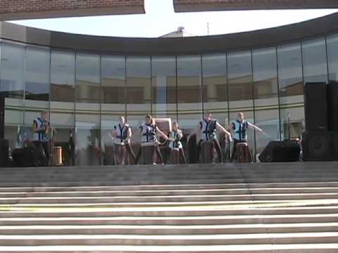 Southern IN Taiko "Hiryu San Dan Gaeshi" Ethnic Expo Columbus Indiana