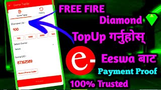 How To Top Up Free Fire Diamond With esewa In Nepal | Diamond top up with esewa