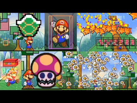 【スーパーペーパーマリオ】アイテムアタック集 / Super Paper Mario - All Item Attacks