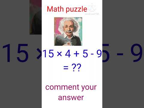 Math puzzle || #math #quizgame #quiz #mathematics #gkquestion