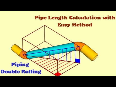 Piping Like a PRO! Double Rolling Calculation Made Easy