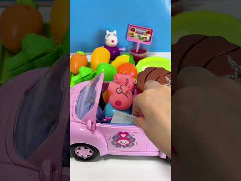 Satisfying with Unboxing & Review Peppa Pig Toy Set | ASMR #video #miniaturereview #peppapig