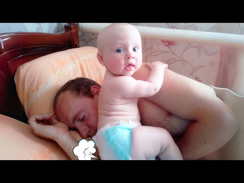 Hilarious Baby and Daddy Moments - Funny Baby Videos