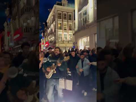 Amsterdam goes crazy! 🇳🇱⚽️🎸🤘🏼     #euro2024 #amsterdam #huphollandhup