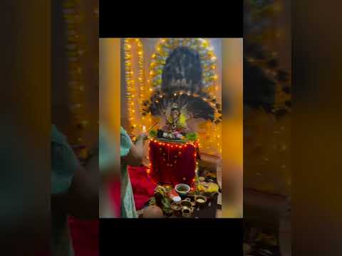 Laut ko tujko anna hai ganpati baba morya // ganesh puja at home ❤️ decoration