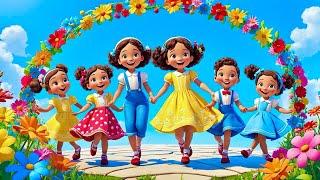 Ring Around the Rosie - Classic Nursery Rhyme for Kids | Fun and Interactive Song for Toddlers