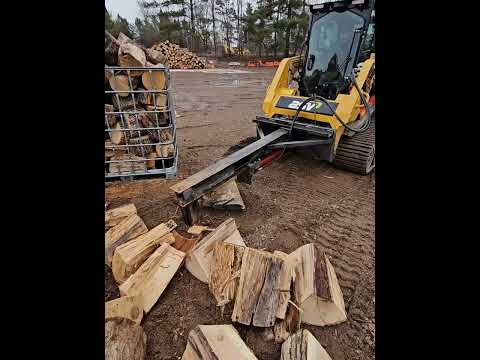 ASV Splitting Firewood