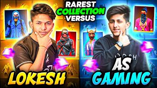 Lokesh Gamer Vs As Gaming Best Collection Battle Who Will Win The End 🤯 Garena Free Fire