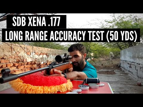 SDB XENA .177 | LONG RANGE ACCURACY TEST | 30 & 50 Yards | Best Indian Air Rifle