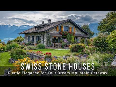 Rustic Elegance: Swiss Stone Houses for Your Dream Mountain Getaway