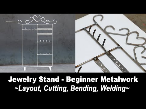 DIY JEWELRY STAND - Beginner Metalwork Project