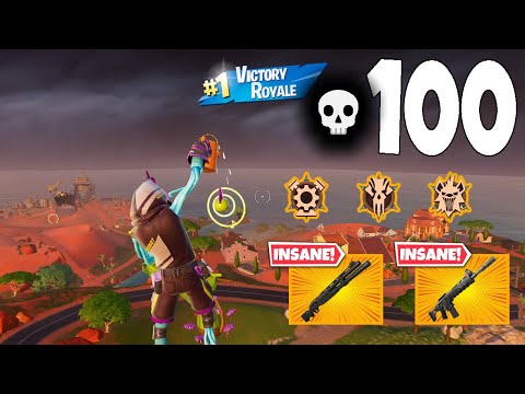 100 Elimination Solo Vs Squads "Zero Build" Gameplay Wins (Fortnite chapter 5)