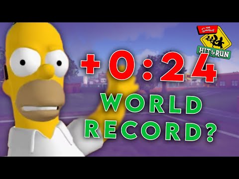 World Record Simpsons Hit & Run Speedrun Comes Down to ONE NEW STRAT!