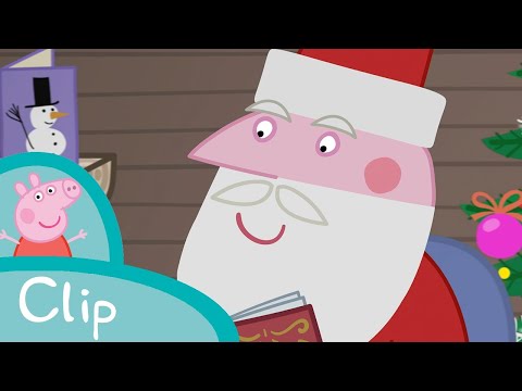 Peppa Pig Episodes - Peppa meets Santa (clip)