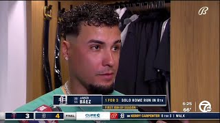 Javier Baez says he doesn't like Tigers fans booing him