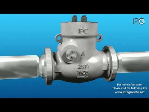 Check valve working animation