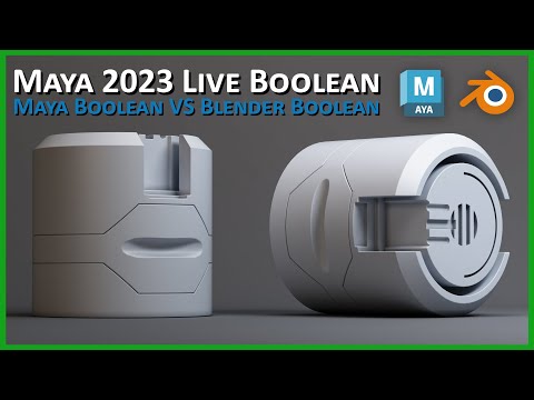 Maya 2023 Live Boolean: Is it as good as Blender's Boolean?