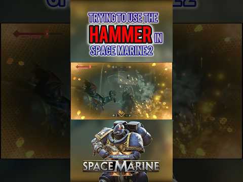 Trying To Use The Hammer In Space Marine 2 #spacemarine2 #spacemarine #gaming #shorts