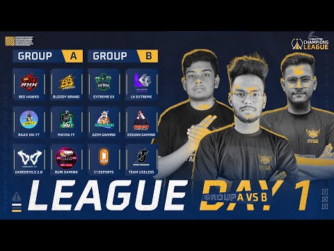 [ OFFICIAL LIVE ] FFCL 2024 - LEAGUE DAY 1 || Champions League || FT. BD TOP 1 , MAYRA FF,RHK,EXE,BB